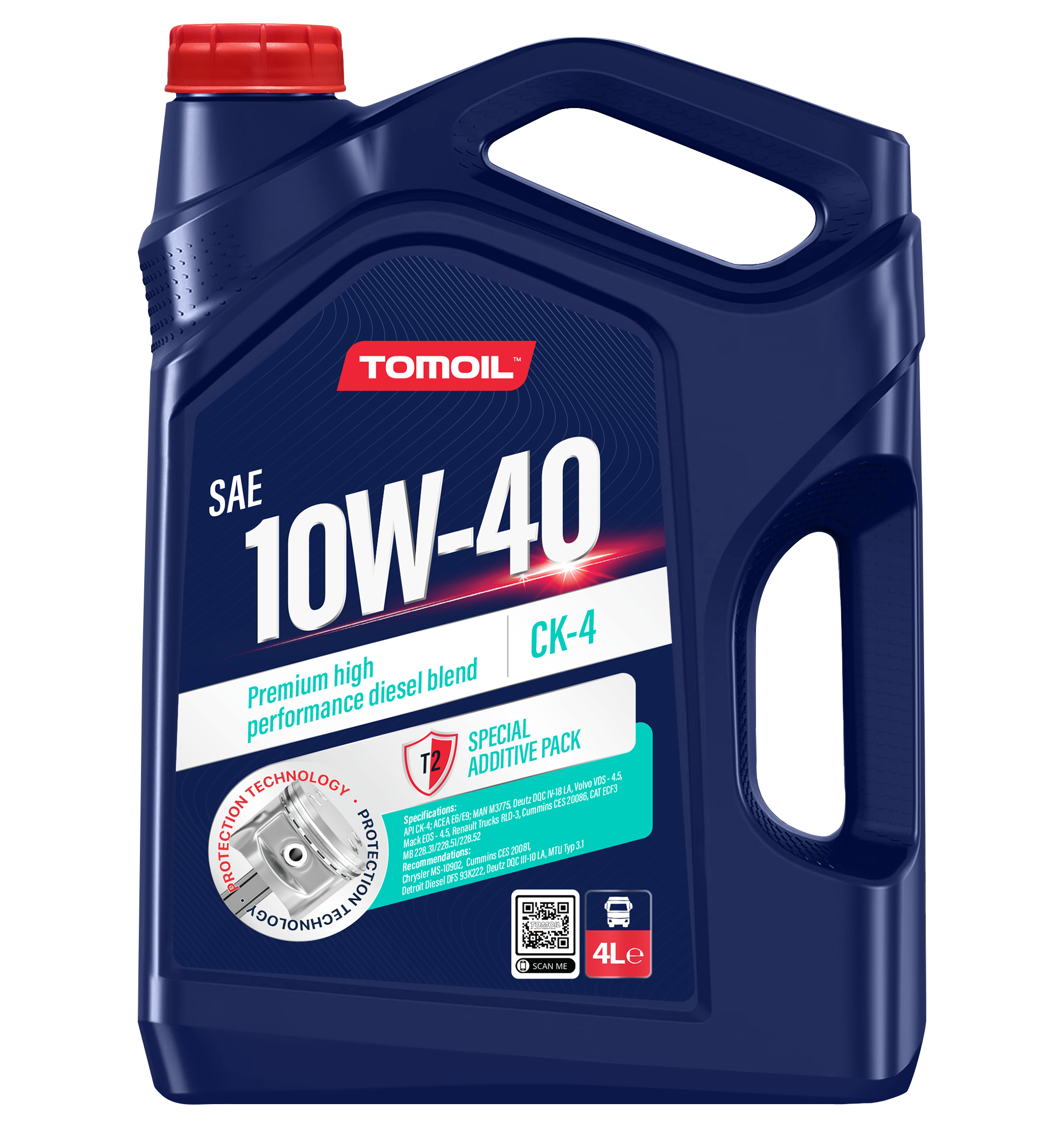 TOMOIL 10W-40 CK-4/SN Earns Volvo VDS-4.5 Approval