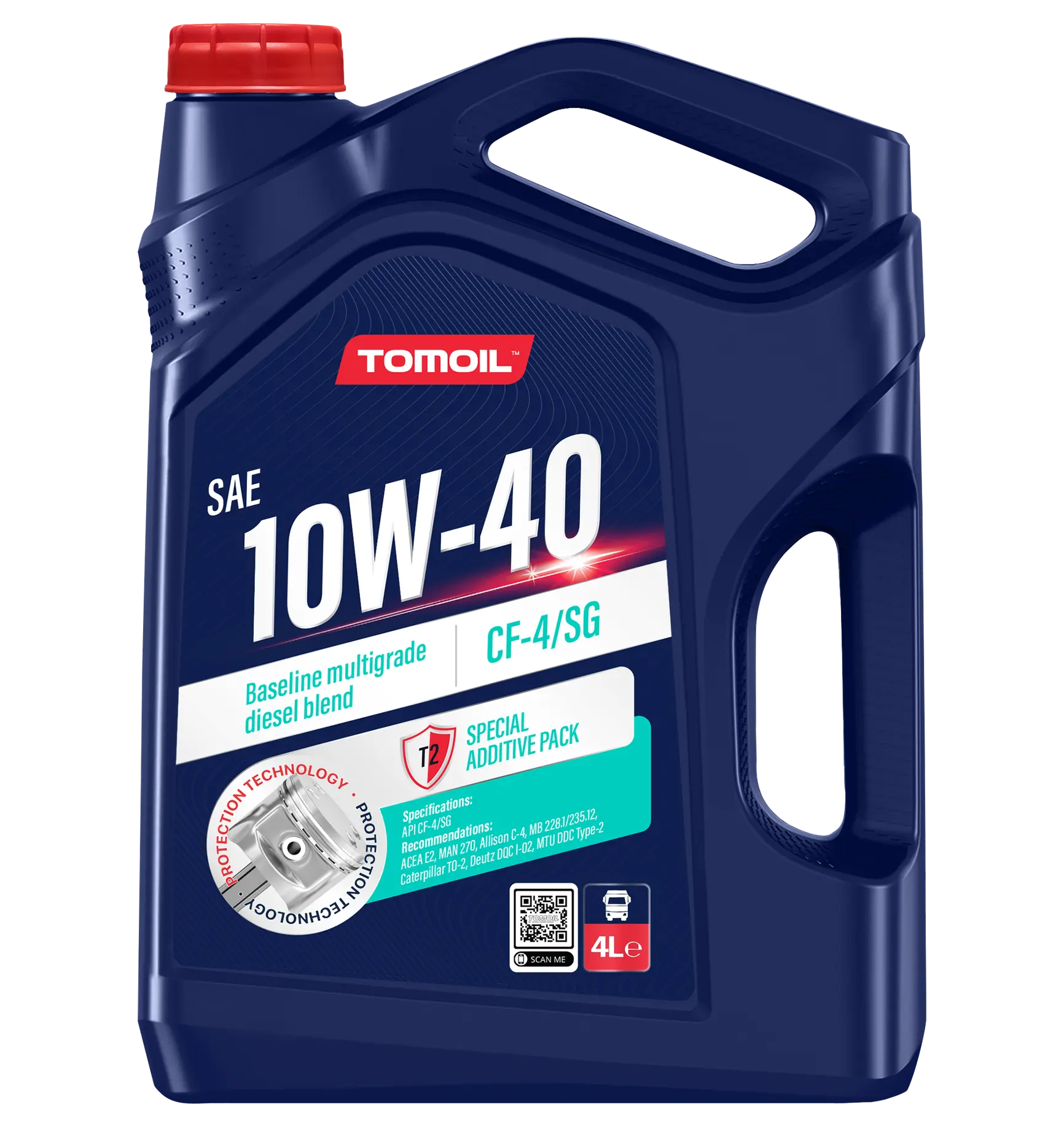 Tomoil™ Engine Oil 10W-40 CF-4/SG