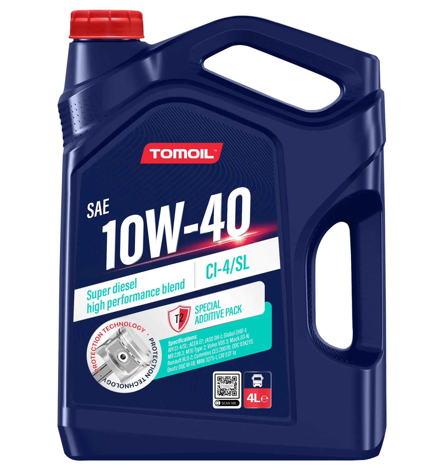 Tomoil™ Engine Oil 10W-40 CI-4/SL