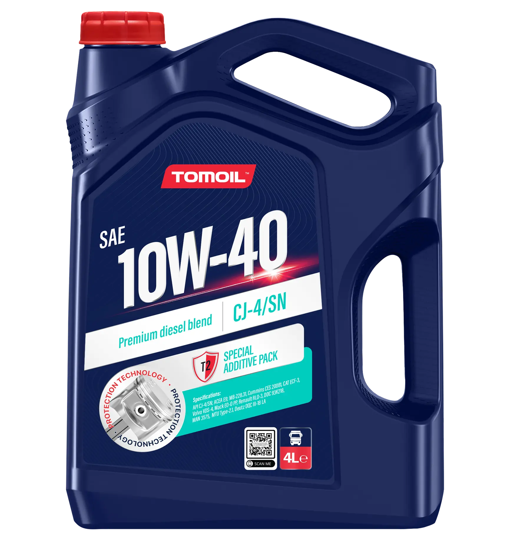Tomoil™ Engine Oil 10W-40 CJ-4/SN