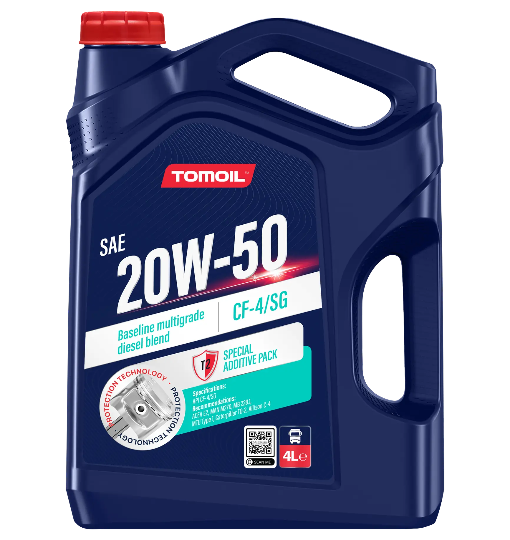 Tomoil™ Engine Oil 20W-50 CF-4/SG