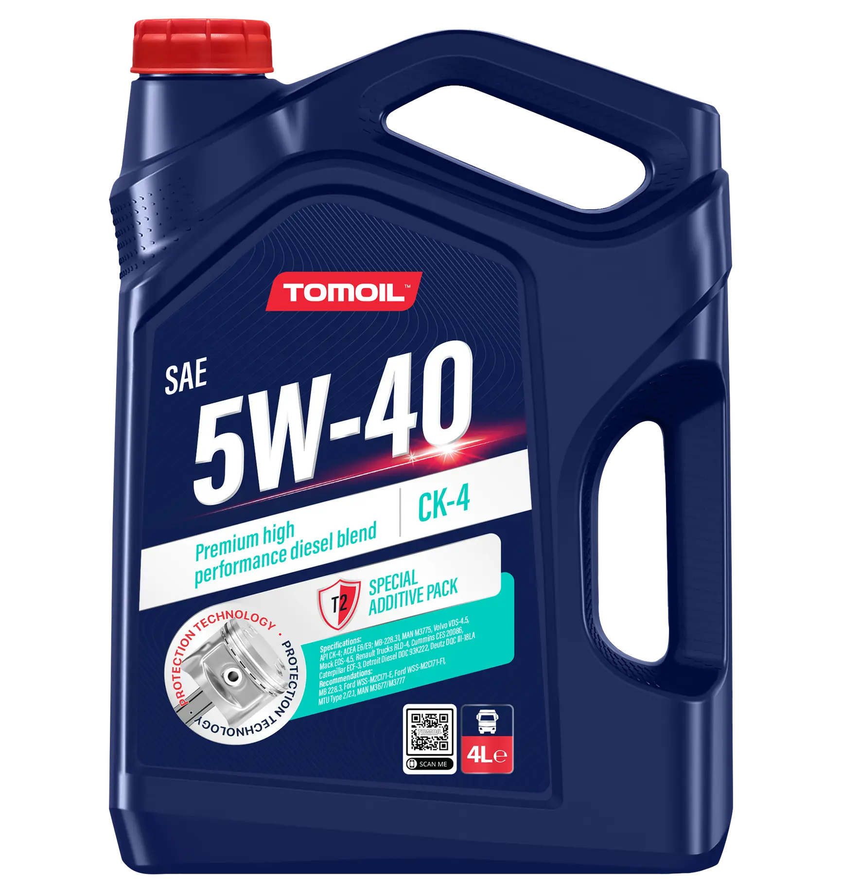 Tomoil™ Engine Oil 5W-40 CK-4