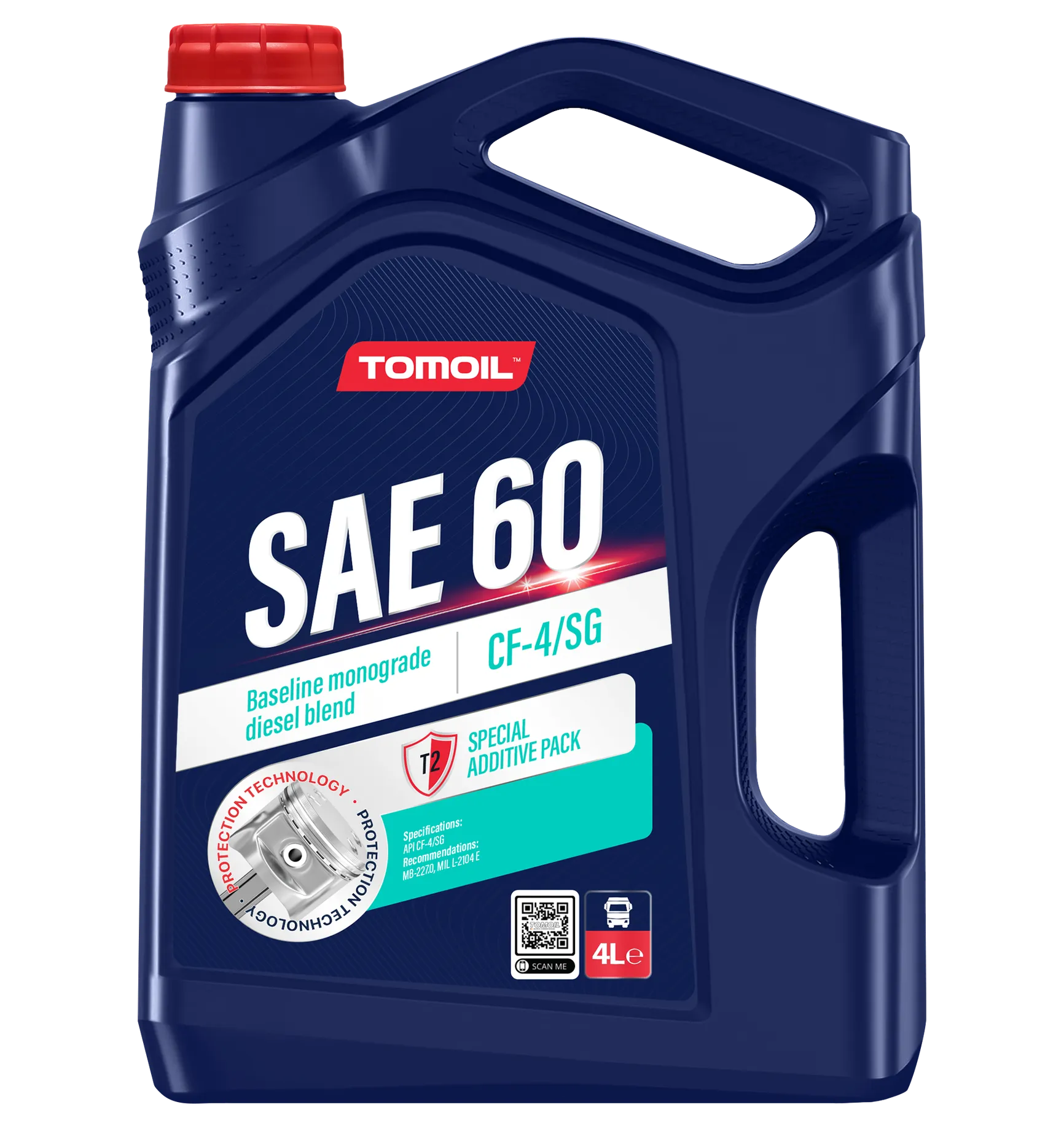 Tomoil™ Engine Oil SAE 60 CF-4/SG